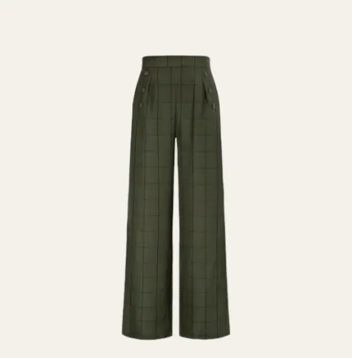 Plaid Wide Leg Pants Plaid Wide Leg Pants